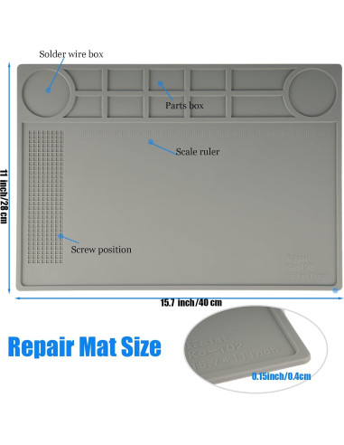 Almohadilla de Soldadura Kaisi KS-102 Resistente al Calor