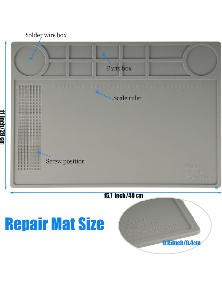 Almohadilla de Soldadura Kaisi KS-102 Resistente al Calor