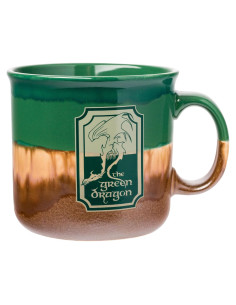 Taza Camper Silver Buffalo El Dragón Verde 591 ml