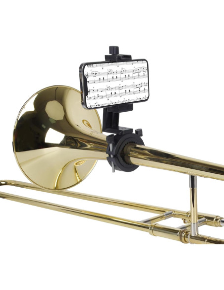 Lyra de Teléfono Ajustable ZMXLQZJ para Trombón y Barítono