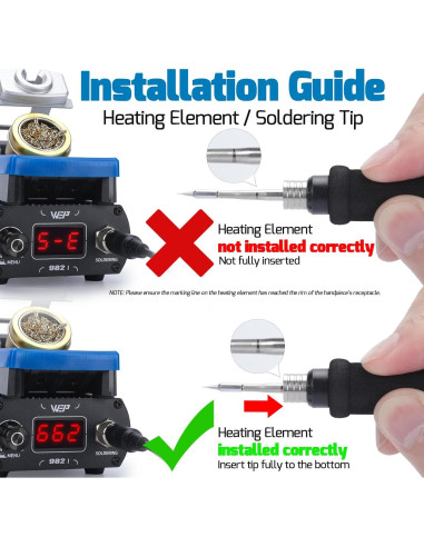 Estación de Soldadura WEP 982-I con Control de Temperatura