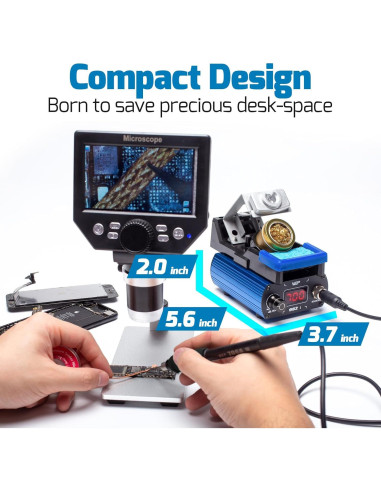 Estación de Soldadura WEP 982-I con Control de Temperatura