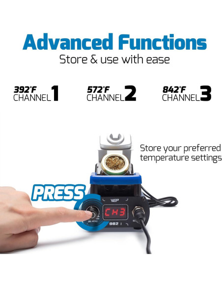 Estación de Soldadura WEP 982-I con Control de Temperatura