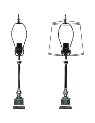 Tapa de Finial de Lámpara ECUDIS Bronce Antiguo Paquete 2