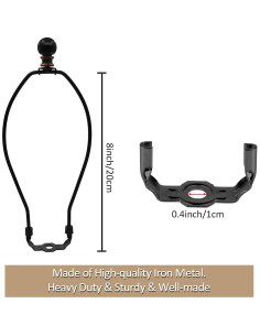 Soporte de Pantalla de Lámpara Dveda 20 cm Ajustable 2 Pack 2