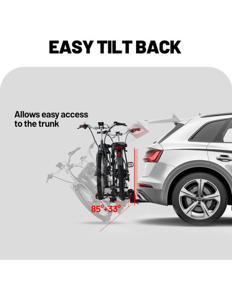 Soporte para Bicicletas Joven 2 Bicicletas 200 lbs Plegable