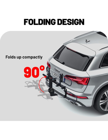 Soporte para Bicicletas Joven 2 Bicicletas 200 lbs Plegable