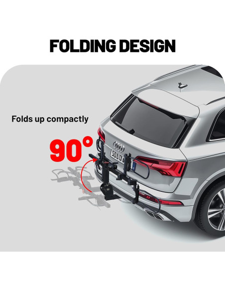 Soporte para Bicicletas Joven 2 Bicicletas 200 lbs Plegable