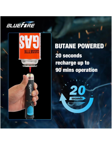 Kit de Soldador a Gas BlueFire MRT-1117K Portátil Multiusos