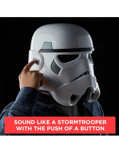 Casco Stormtrooper Star Wars con Cambiador de Voz