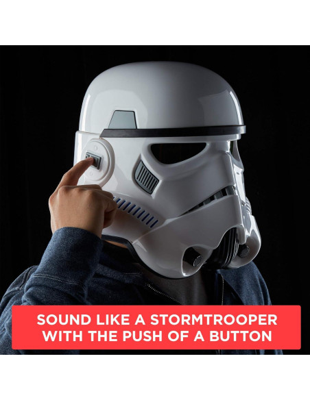 Casco Stormtrooper Star Wars con Cambiador de Voz