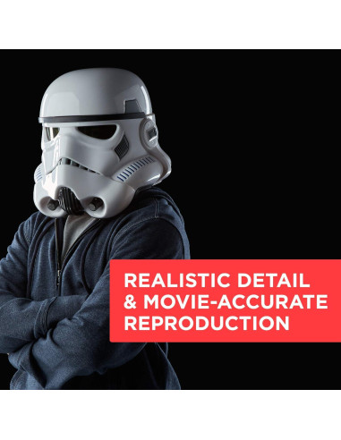 Casco Stormtrooper Star Wars con Cambiador de Voz