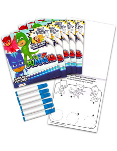 Conjunto de Libros para Colorear PJ Masks - 6 Mini Libros 2