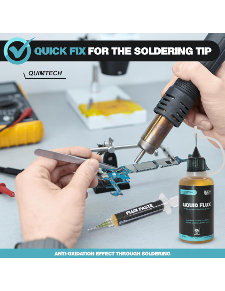 Gotero Fluxo de Soldadura Líquido Quimtech 30 ml RMA