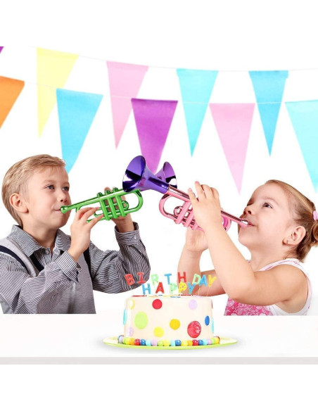 Trompetas Metálicas ArtCreativity Set de 5 para Niños