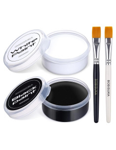 Pintura Facial y Corporal BOBISUKA Negra y Blanca 69,66 ml