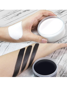 Pintura Facial y Corporal BOBISUKA Negra y Blanca 69,66 ml 2