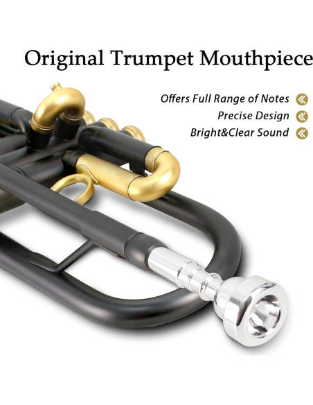 Trompeta Bb ROWELL BK-001 Profesional con Estuche y Accesorios