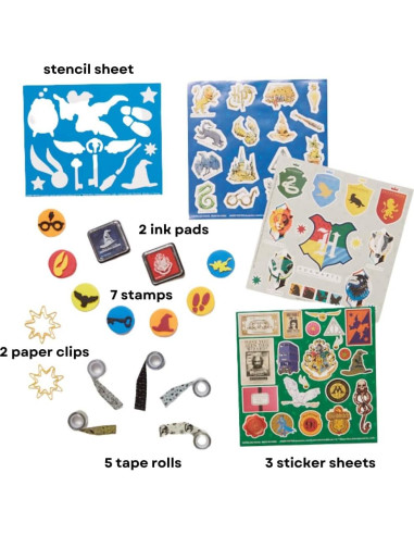 Diario Smash Harry Potter - Kit Completo con Stickers y Sellos