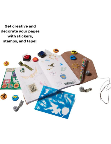 Diario Smash Harry Potter - Kit Completo con Stickers y Sellos