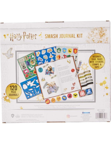Diario Smash Harry Potter - Kit Completo con Stickers y Sellos