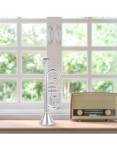 Trompeta de Juguete Toyvian para Niños, Musical 33.5x11 cm 2