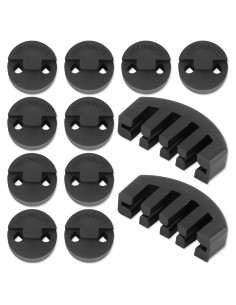 Juego de Silenciadores de Violín Goma 10 Redondos + 2 Garra