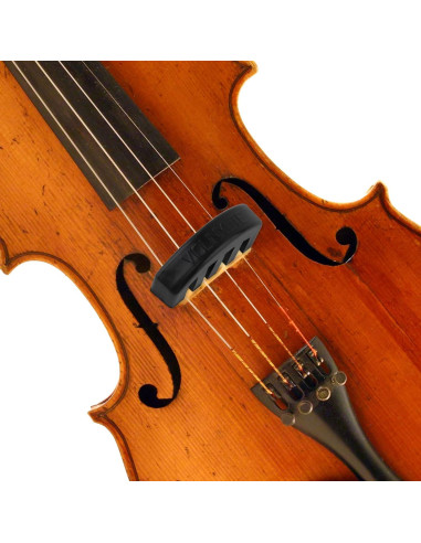 Juego de Silenciadores de Violín Goma 10 Redondos + 2 Garra