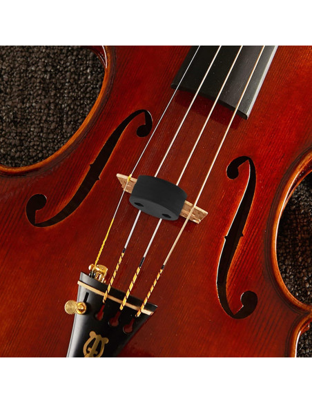 Juego de Silenciadores de Violín Goma 10 Redondos + 2 Garra