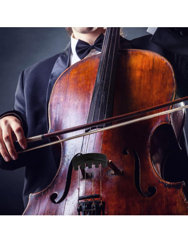 Juego de Silenciadores de Violín Goma 10 Redondos + 2 Garra