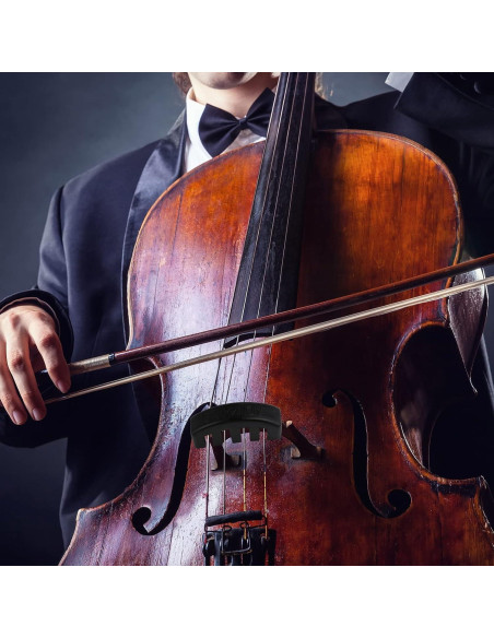 Juego de Silenciadores de Violín Goma 10 Redondos + 2 Garra