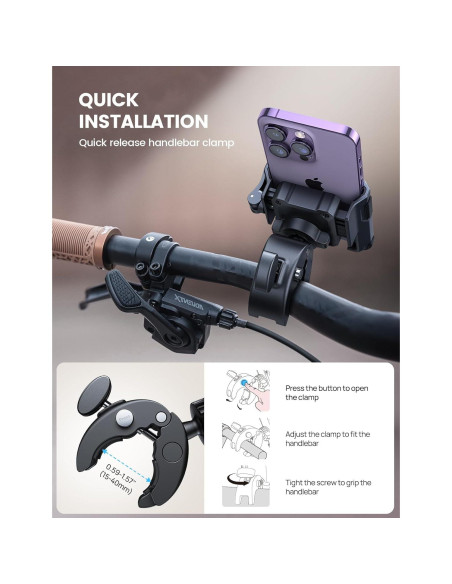 Soporte para Teléfono Lamicall BP09 - Ajustable 4.7-7"