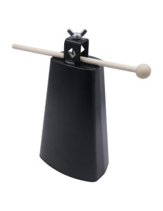 Campana de Acero CashBeat 20 cm con Palillo y Soporte