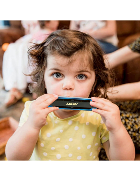 Armónica Diatónica East Top Clave de C 10 Agujeros Azul