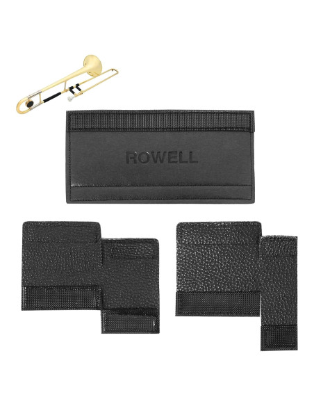 Conjunto Protectores para Trompeta ROWELL Cuero Antideslizante