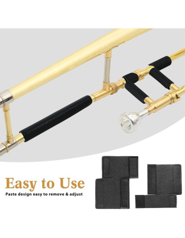 Conjunto Protectores para Trompeta ROWELL Cuero Antideslizante