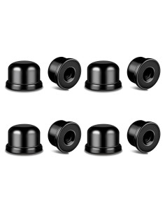 Finiales de Lámpara Honoson 8 Pcs 1.27 cm Negro