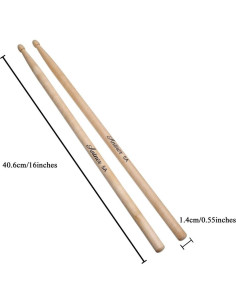 Baquetas Antner 5A de Arce con Punta de Madera - 3 Pares 2