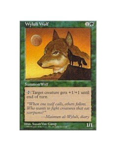 Magic The Gathering Lobo Wyluli Quinta Edición Rara