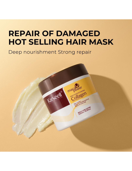 Karseell Mascarilla y Aceite de Argán para Cabello 500ml
