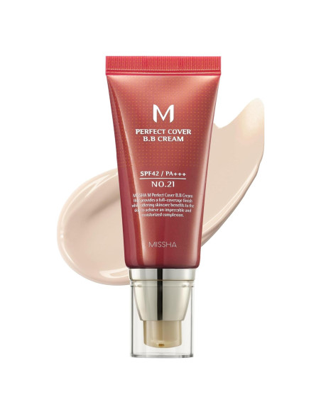 Crema BB Missha M Perfect Cover No.21 Beige Claro SPF 42