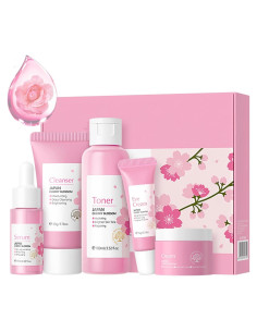 Juego de Cuidado de la Piel Sakura - 5 Piezas Hidratantes