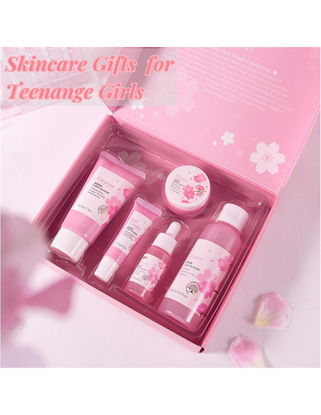 Juego de Cuidado de la Piel Sakura - 5 Piezas Hidratantes