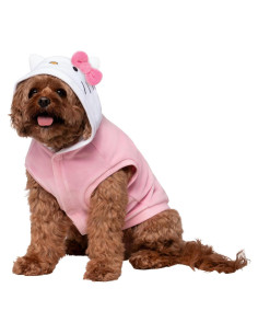Sudadera para Perro Hello Kitty - Terciopelo Suave Mediana
