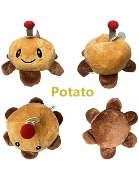 3 Muñecos de Felpa Plants vs Zombies - Patata, Sandía Verde y Helada