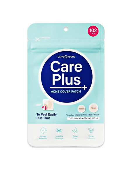 Parche para Acné OLIVE YOUNG Hidrocoloide 102 Unidades