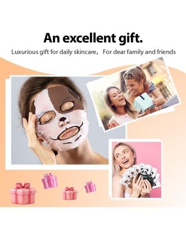 Kaely 8 Máscaras Faciales Animales para Niños y Adolescentes