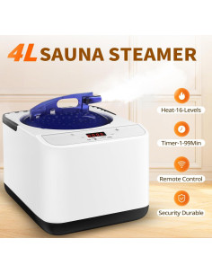 Máquina de vapor para sauna Simivol ZG-4L 1500W 4L 2