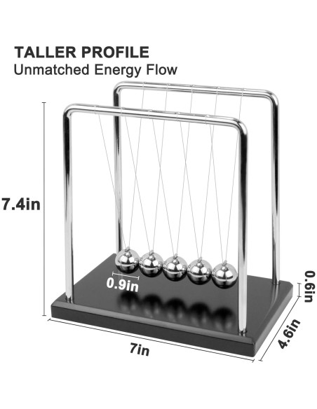 Péndulo de Newton Sealive - Decoración de Escritorio 19x12cm