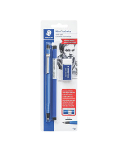 Juego de lápices mecánicos Staedtler 788 SBK4, 2 mm, Azul